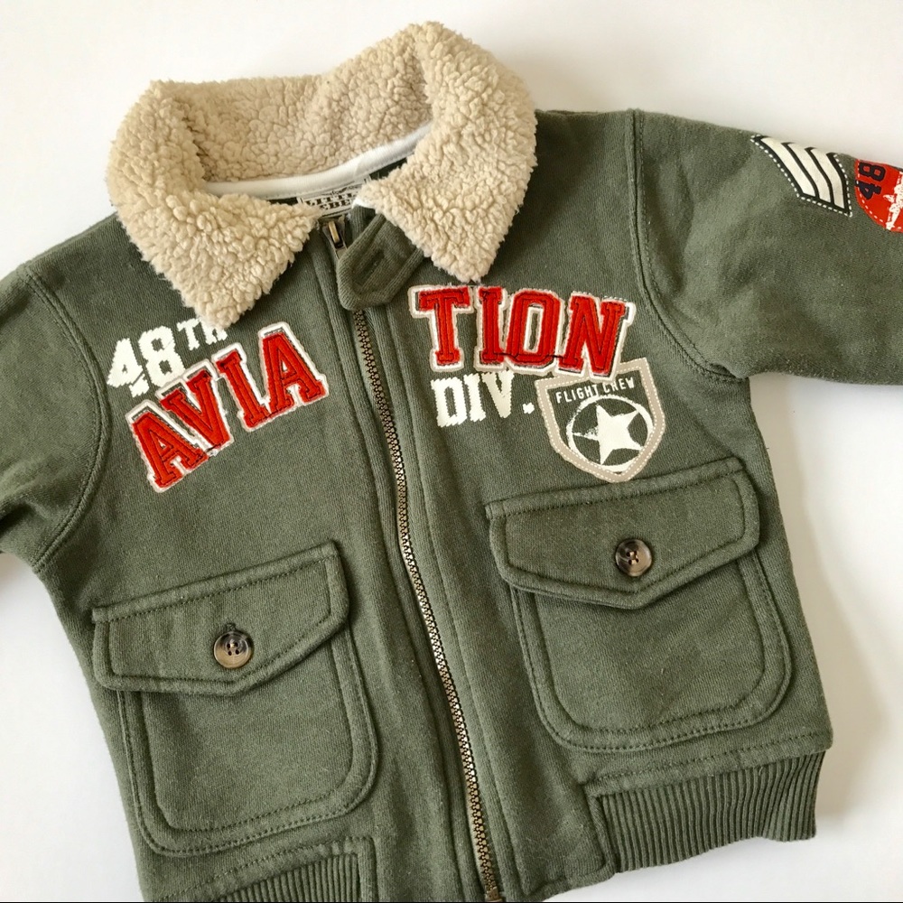 Little Rebel Aviator/Bomber Jacket (Boys 12 Mos)